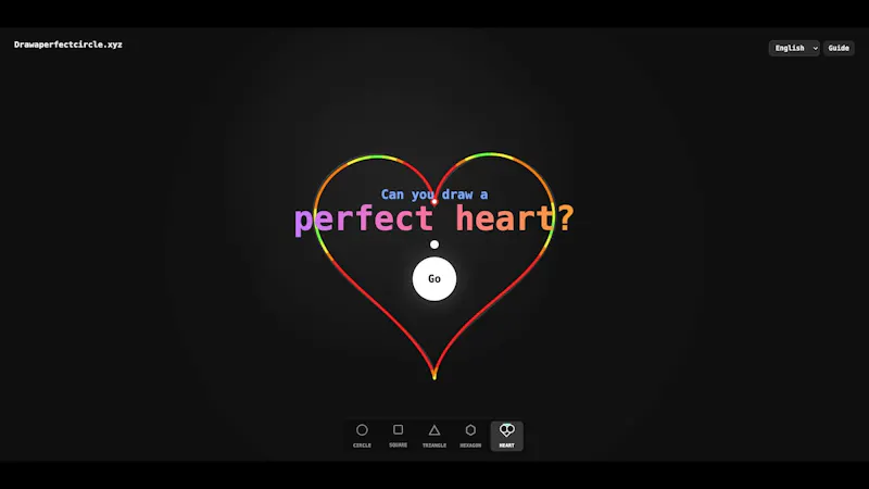 Free Circle Drawing Game screenshot 1 (video preview)