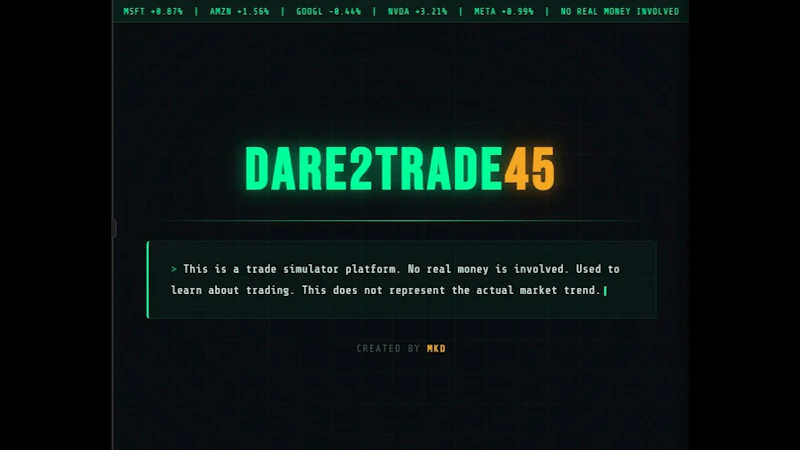 Dare2Trade screenshot 1 (video preview)