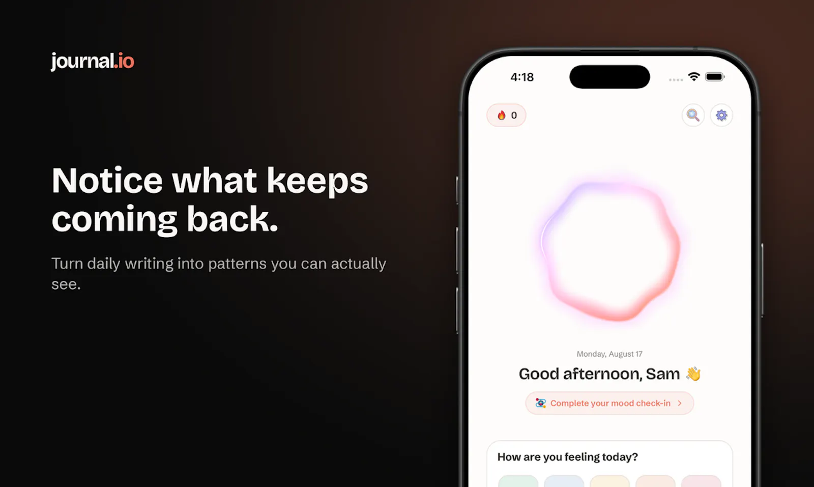 Journal.IO screenshot 1