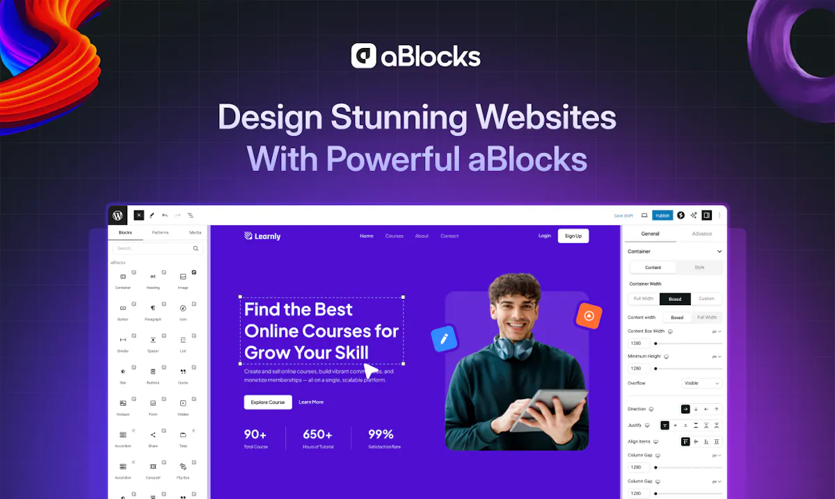 aBlocks – WordPress Gutenberg Blocks