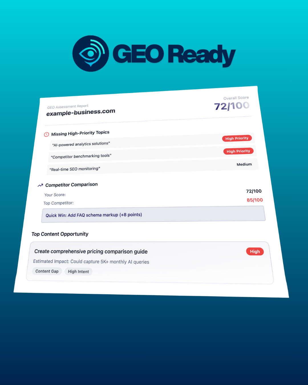 GEO Ready gallery image