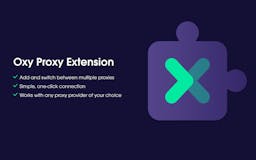 Oxy Proxy Extension for Google Chrome media 1