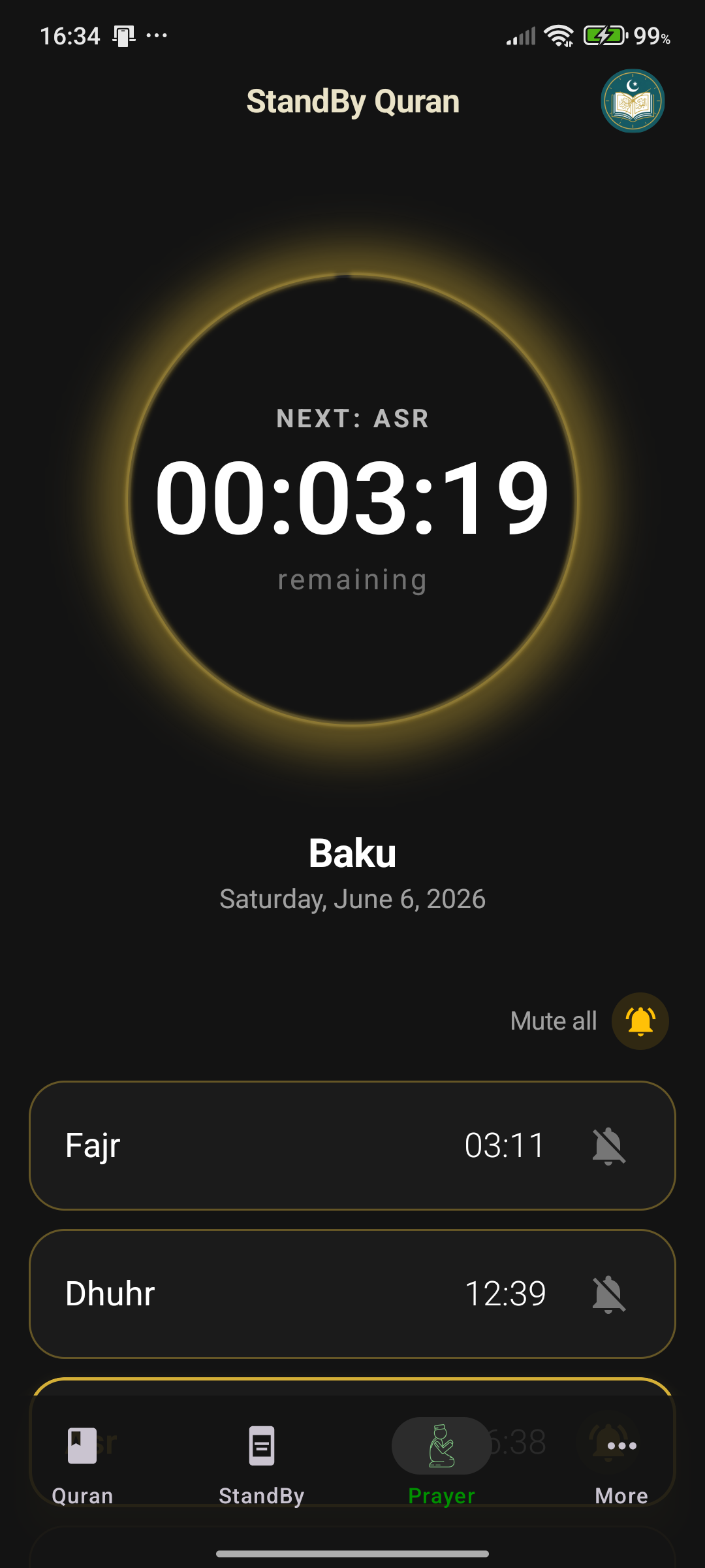 Muslim Clock: Prayer Times gallery image