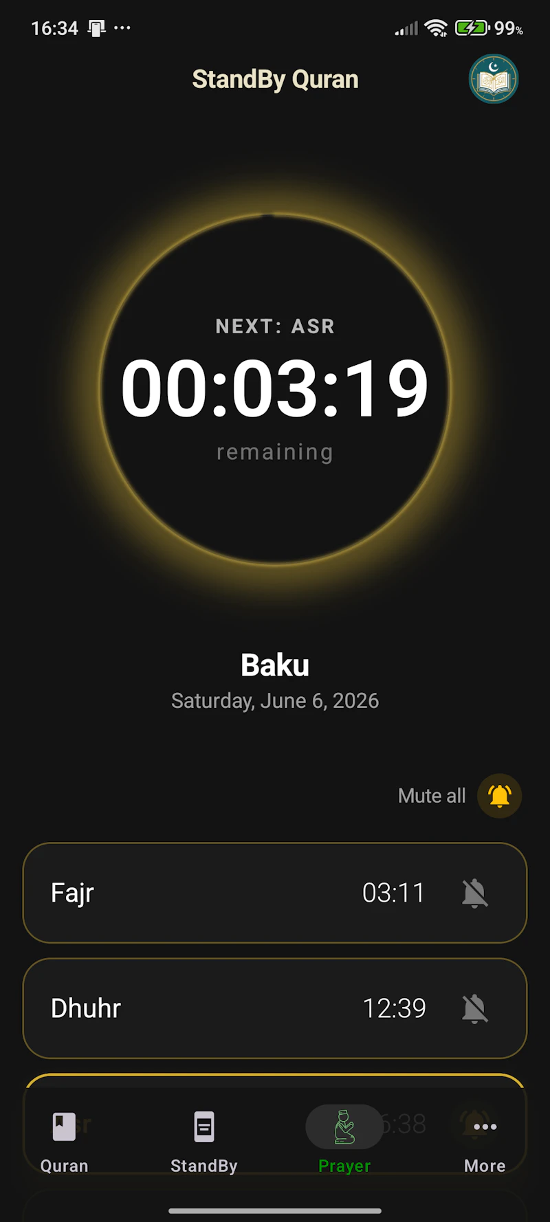 Muslim Clock: Prayer Times screenshot 7