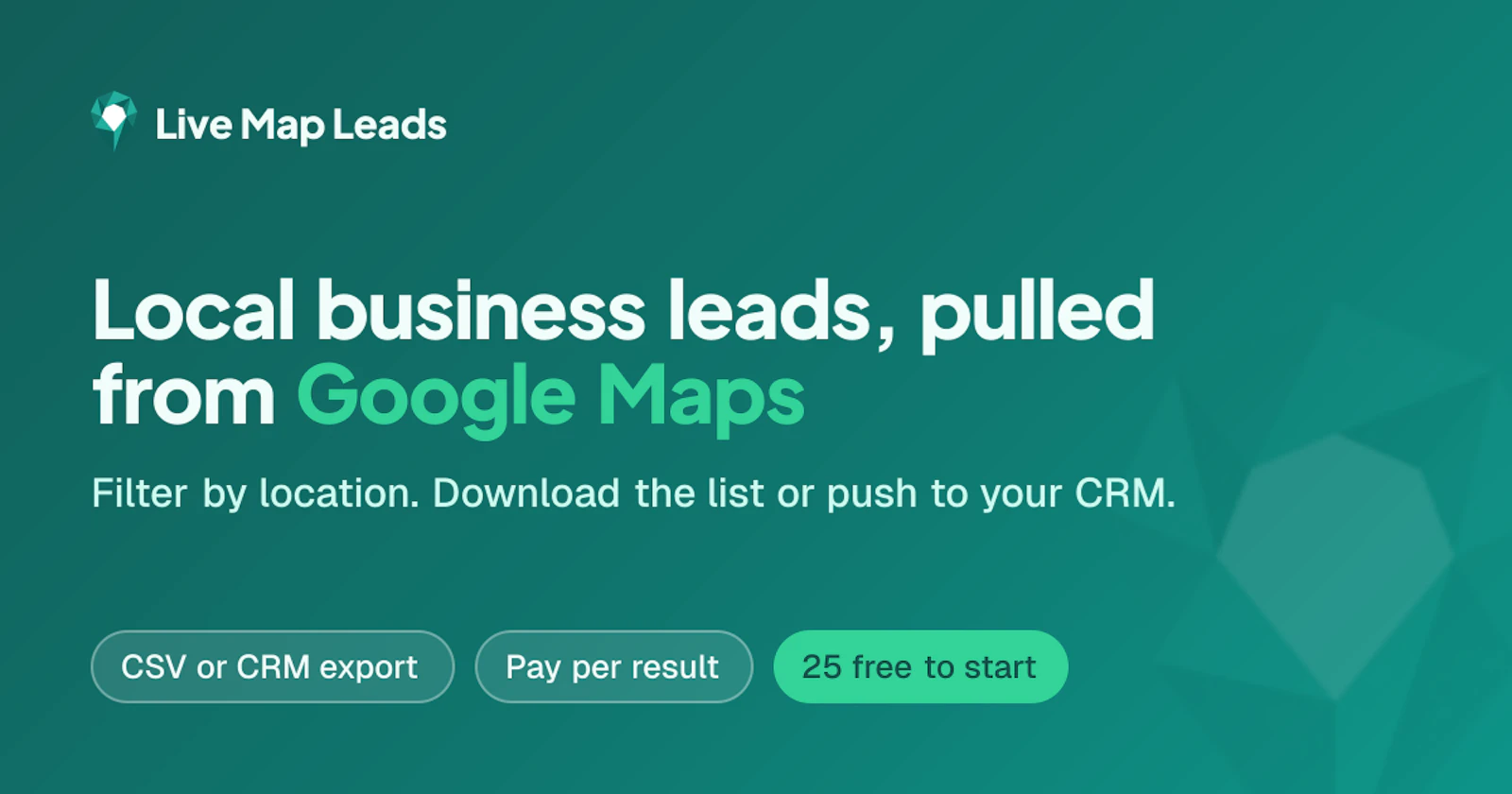 Live Map Leads screenshot 1