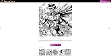 Coloring Pages AI gallery image