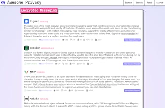 Awesome Privacy | Let's Escape Big Tech gallery image