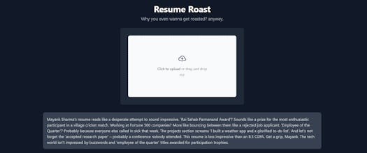 Roast My Resume gallery image