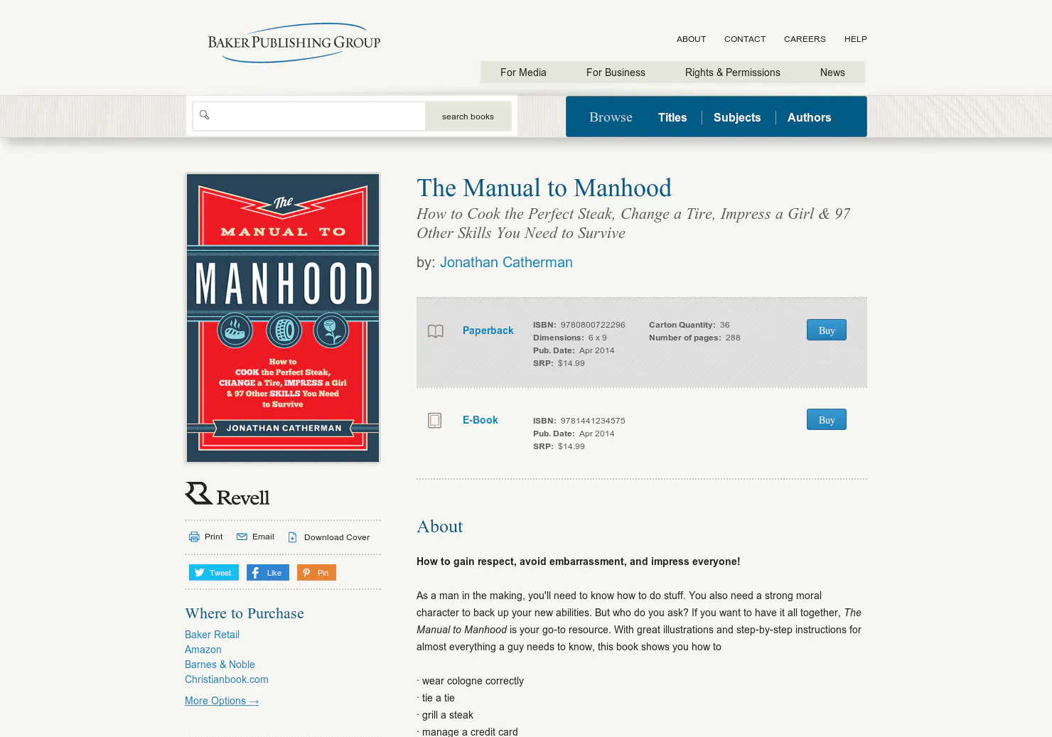 The Manual to Manhood