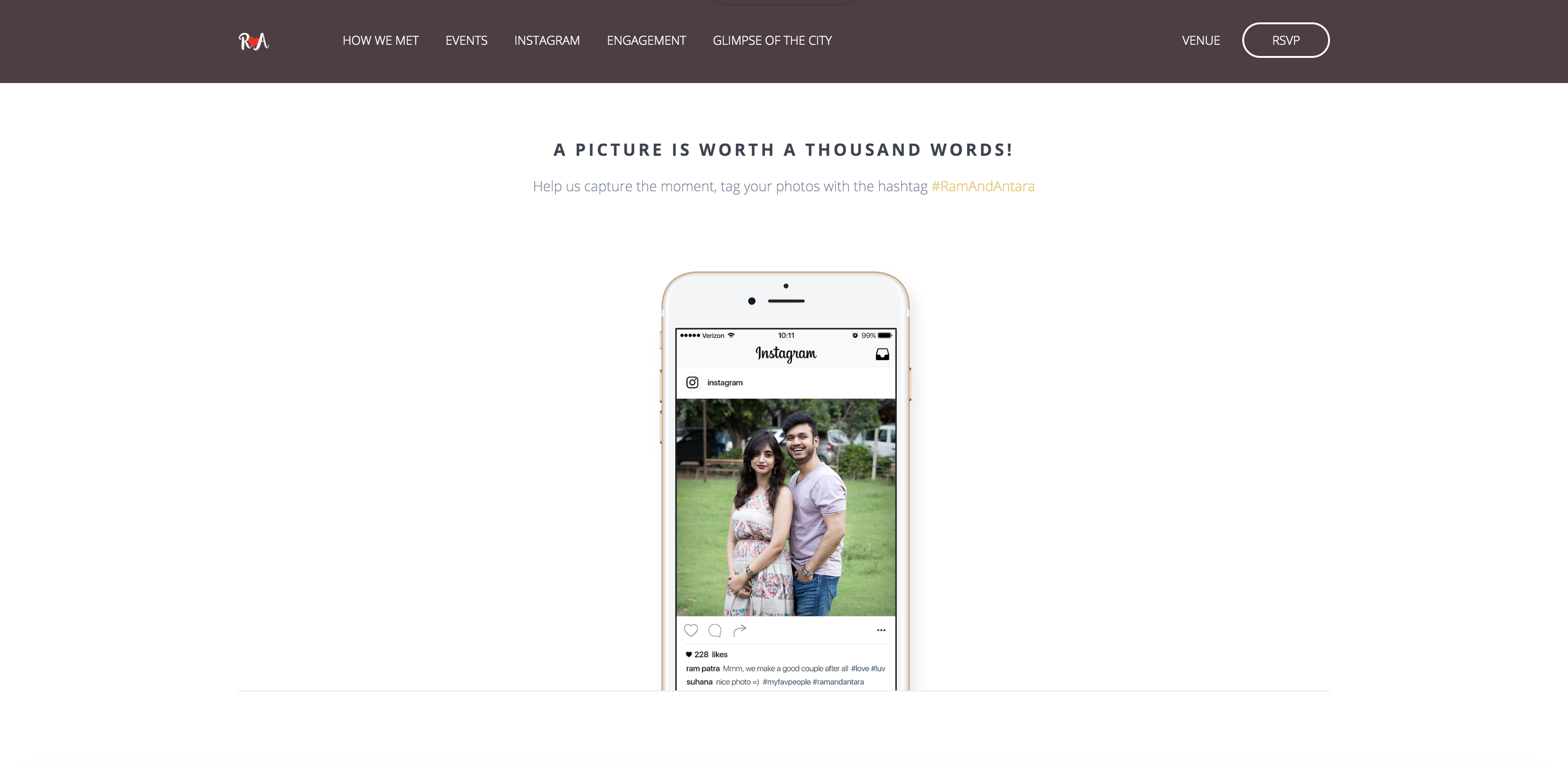 Wedding Website gallery image