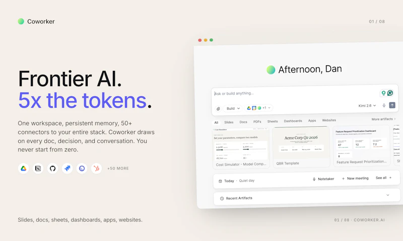 Coworker AI screenshot 2