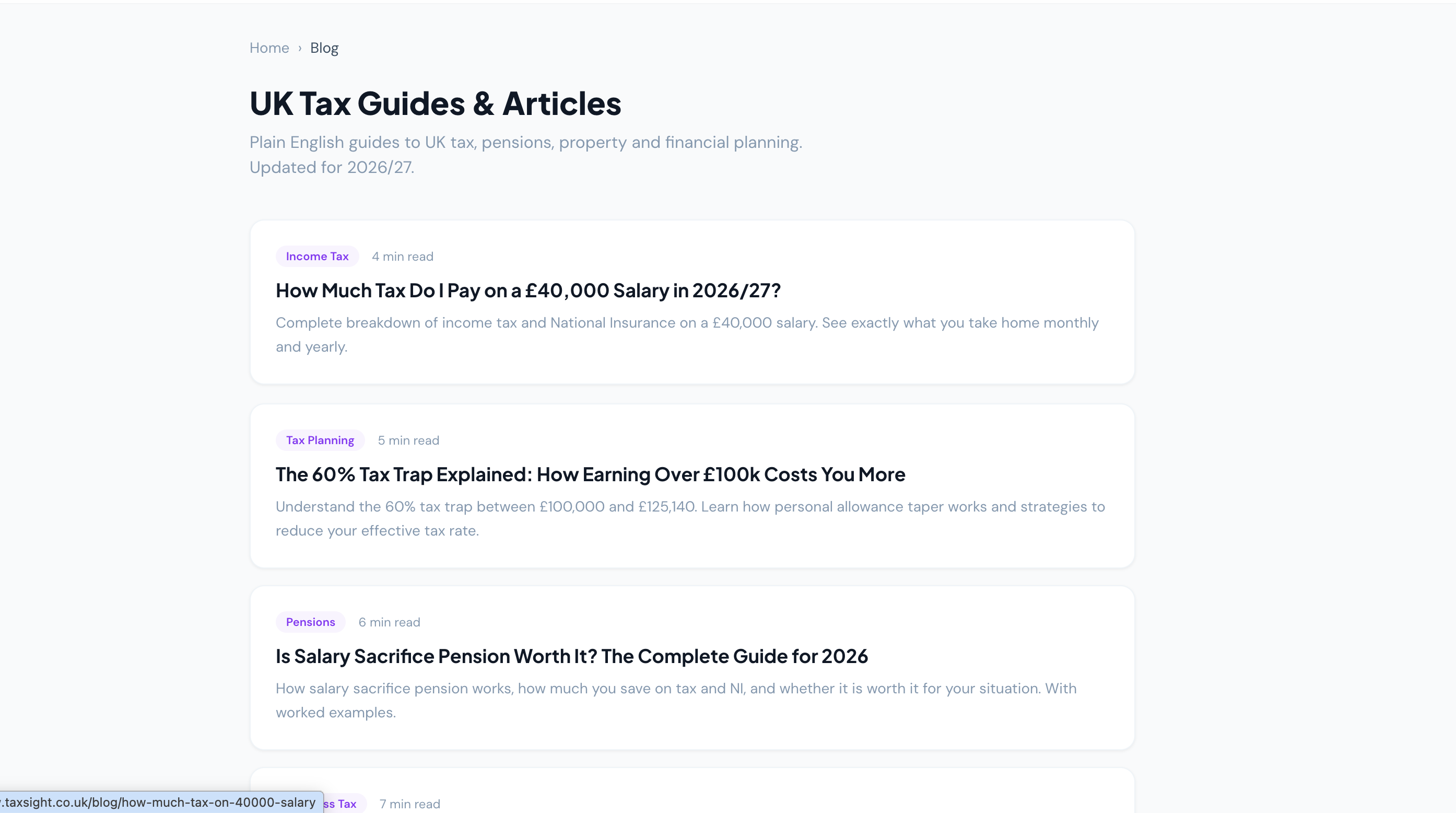 TaxSight gallery image