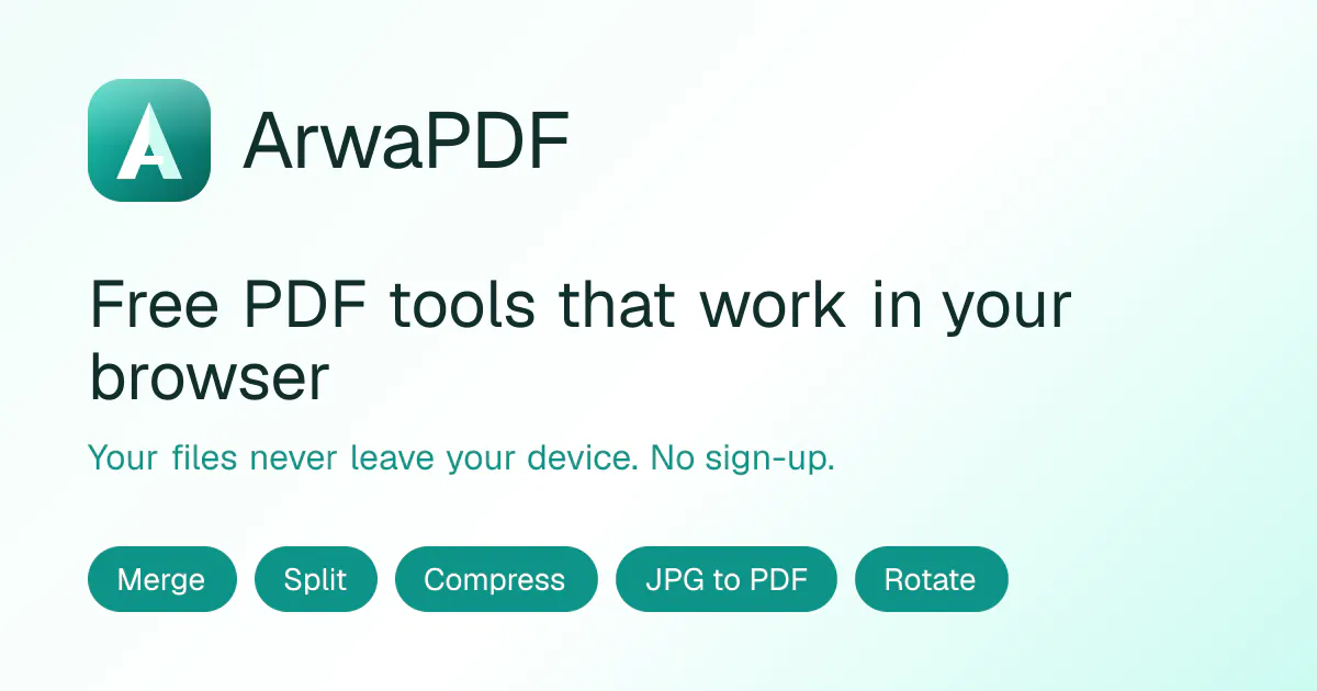 ArwaPDF gallery image