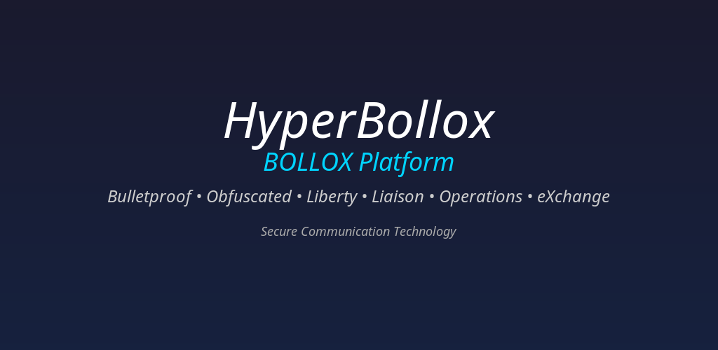 Hyperbollox - Безопасный мессенджер без учета. На основе протокола сигнала медиа 1