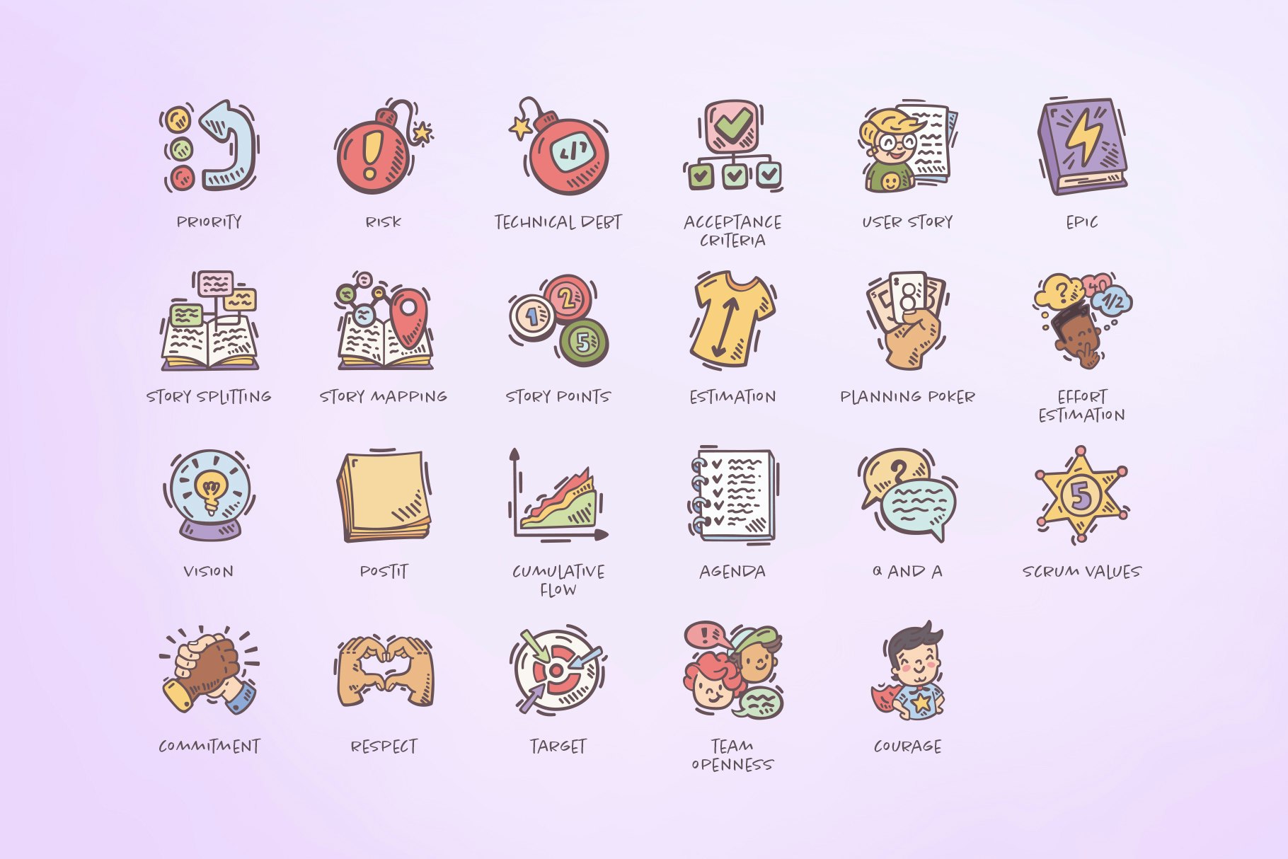 Scrum & Agile Icons gallery image