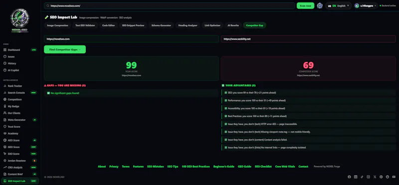 NOXEL SEO screenshot 4