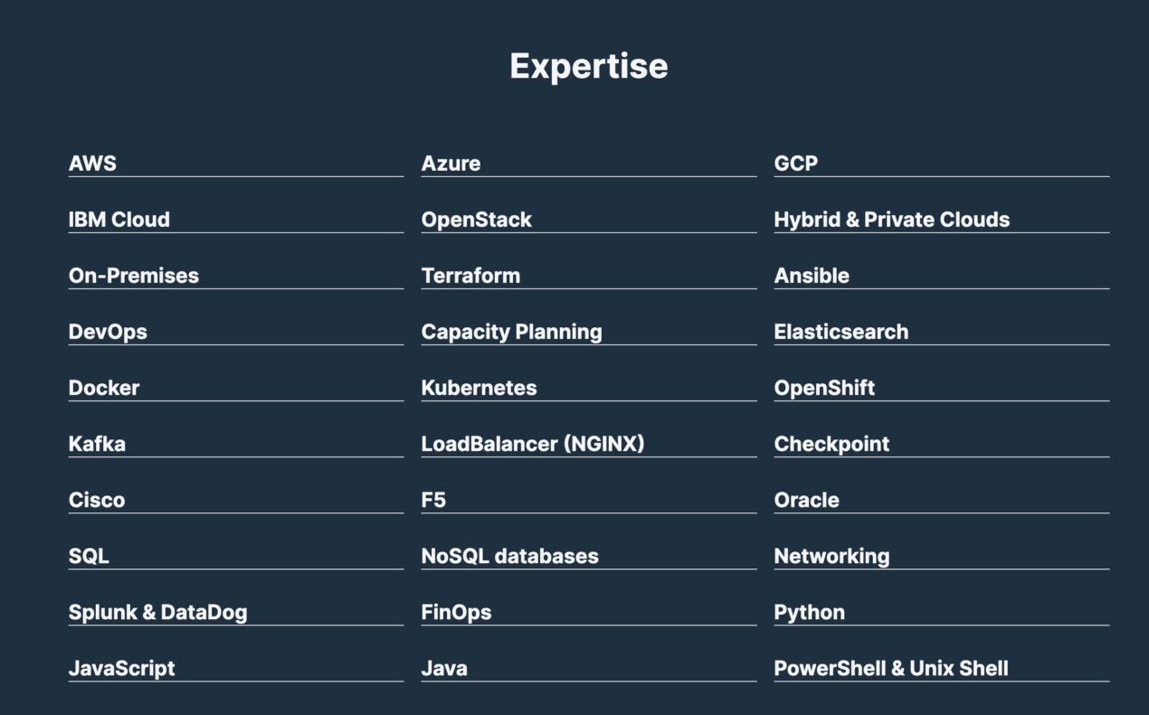 وسائط .techstack - استشارات بنية بنية 5