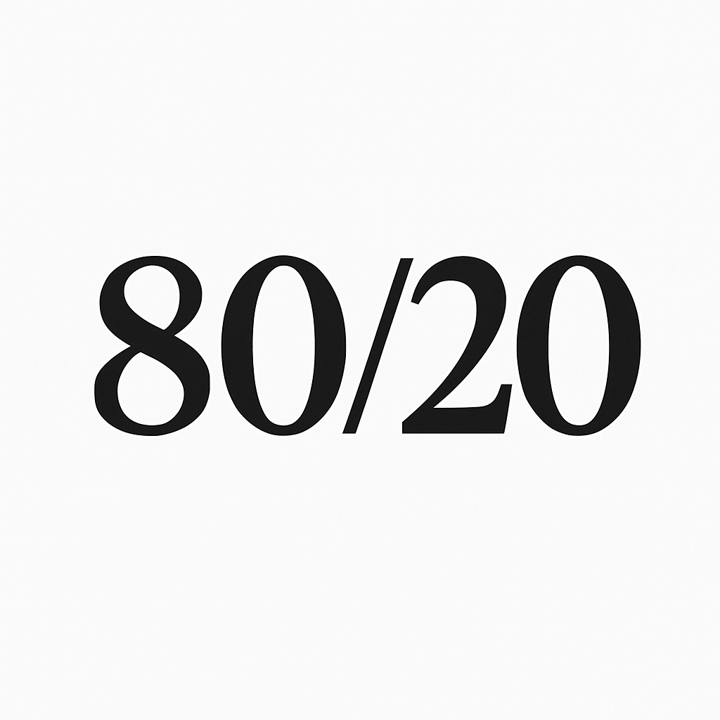 80/20 Planner logo