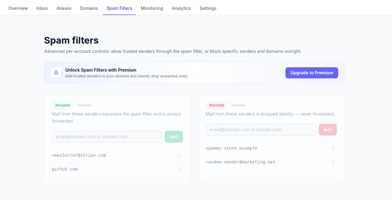 EmailAlias.io - Hide your real email gallery image