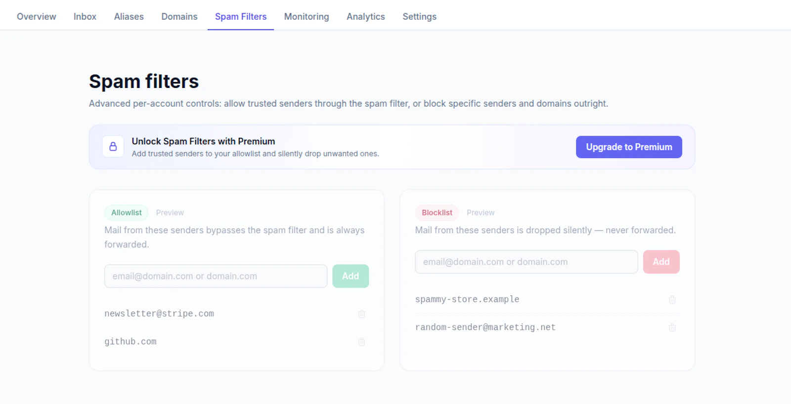 EmailAlias.io - Hide your real email screenshot 3