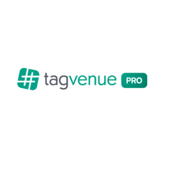 Tagvenue Pro - Product Hunt launch logo and brand identity