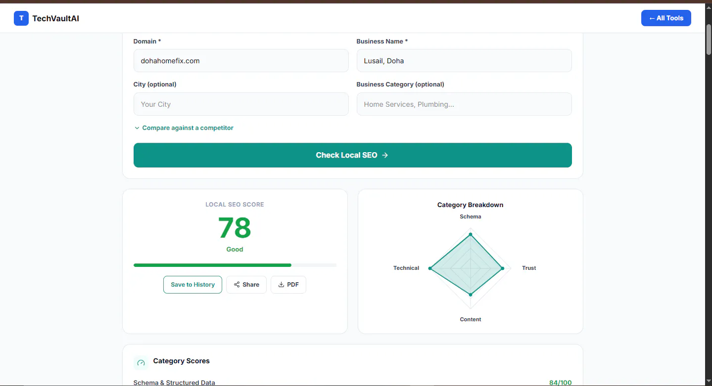 Free Local SEO Checker