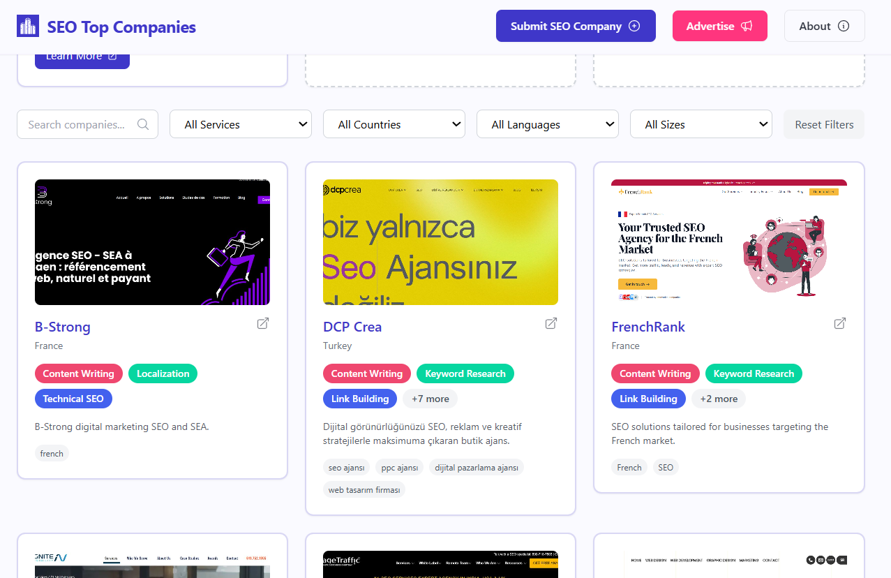 SEO Top Companies media 2