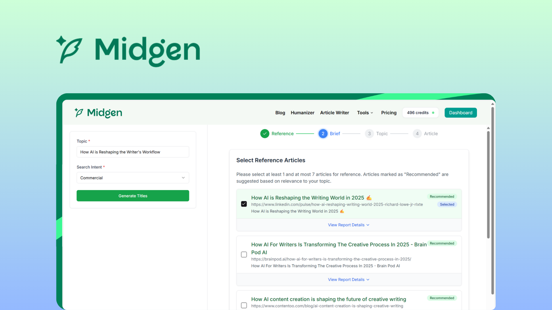 Midgen.ai - Blog yazılarından romanlara - ai insan yaptı. medya 7