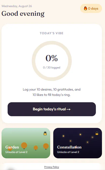 Bloom - daily ritual that grows a garden gallery image