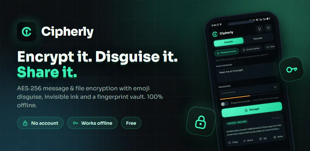 Cipherly gallery image
