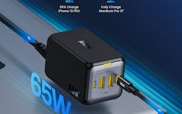 AOHI 65W Desktop Charger with 4 Ports media 1