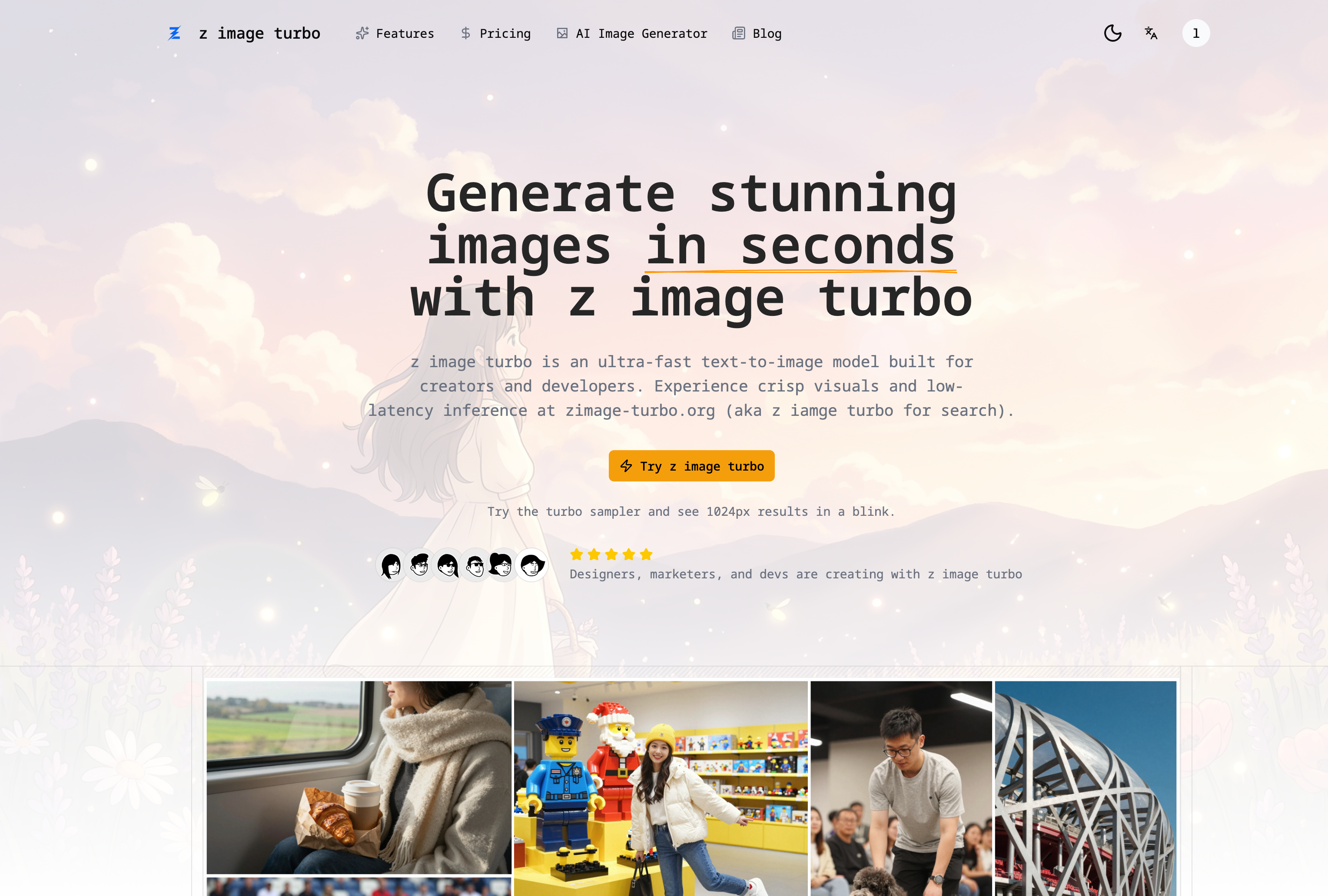 Zimageturbo - Screenshot 2 showing product features and functionality