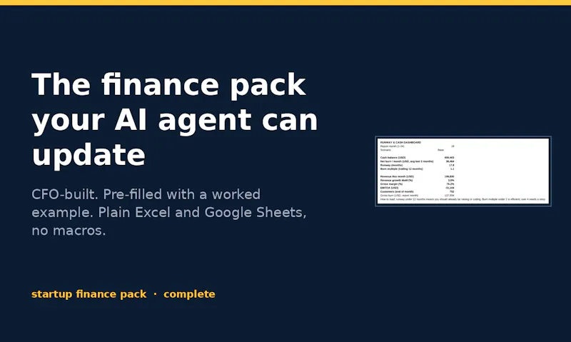 Startup Finance Pack screenshot 1