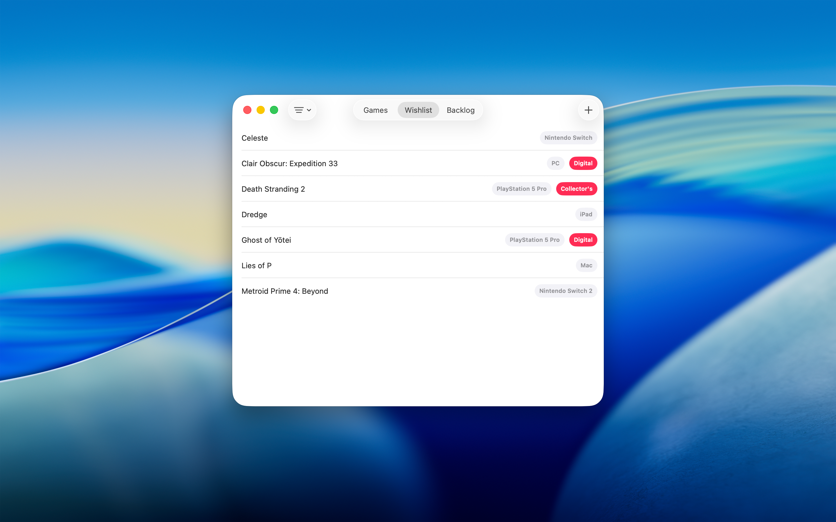 Game Menu gallery image