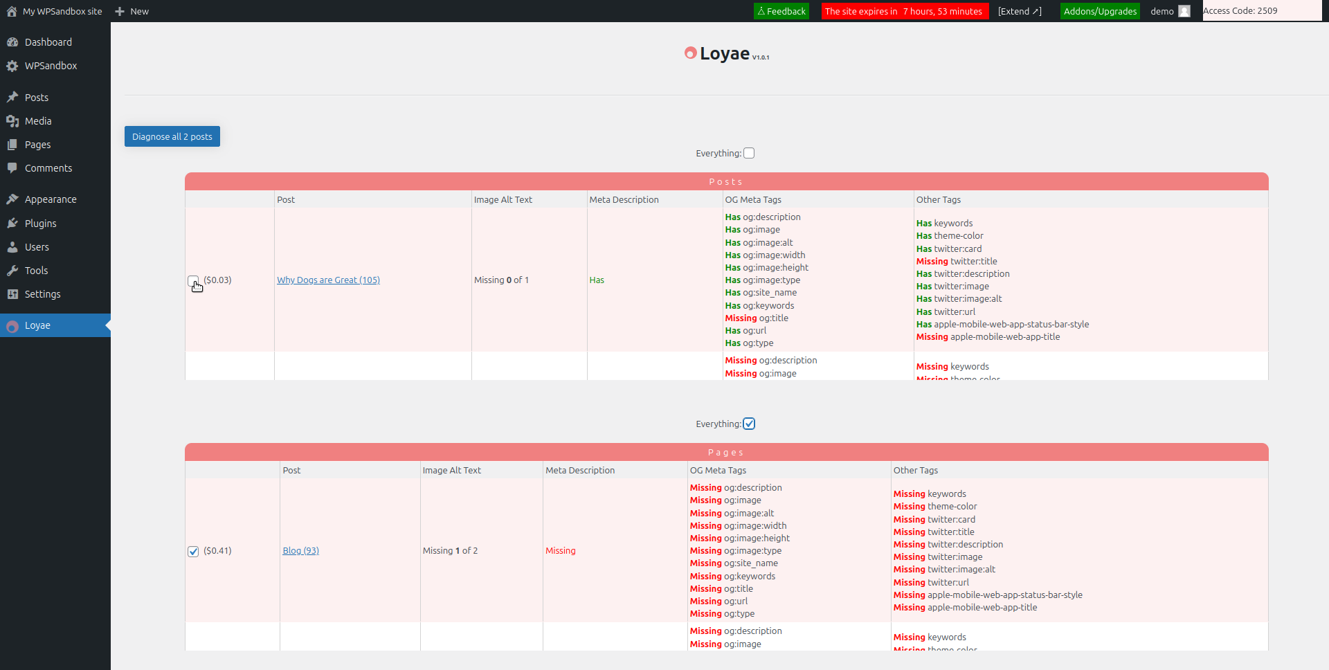 Plugin Loyae WordPress media 4