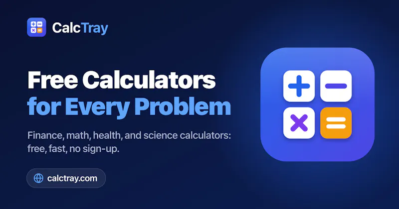 CalcTray screenshot 1