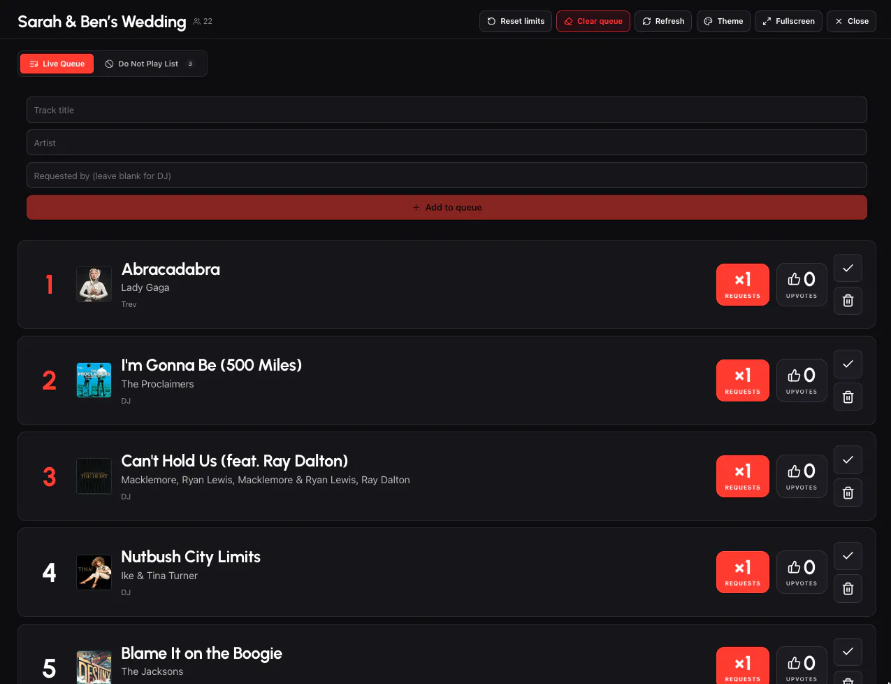 PartyQueue gallery image