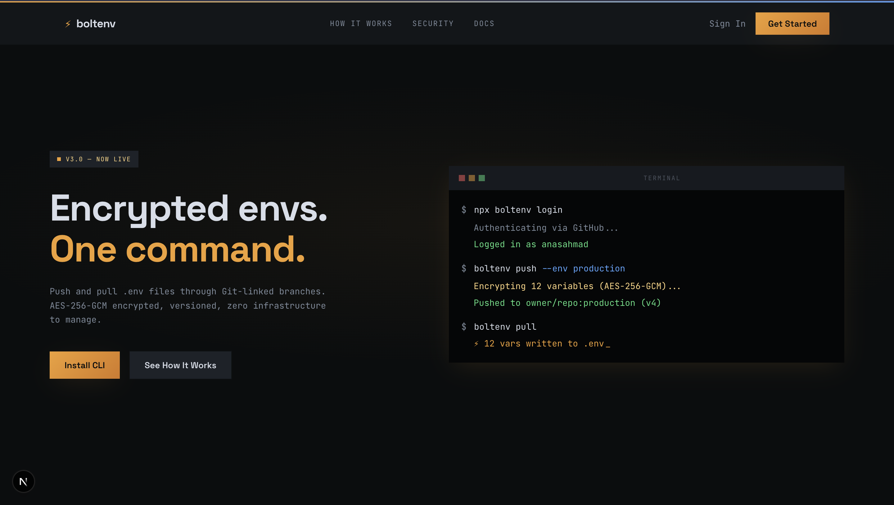 boltenv - Manage env's with 2 Commands gallery image