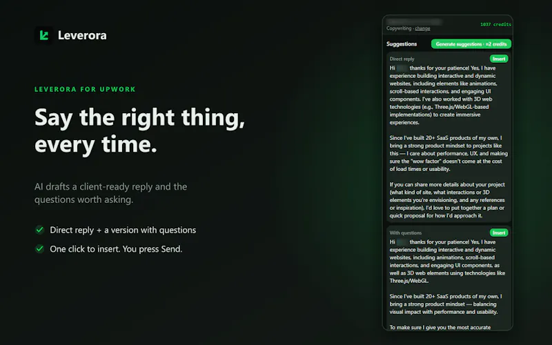 Leverora screenshot 4