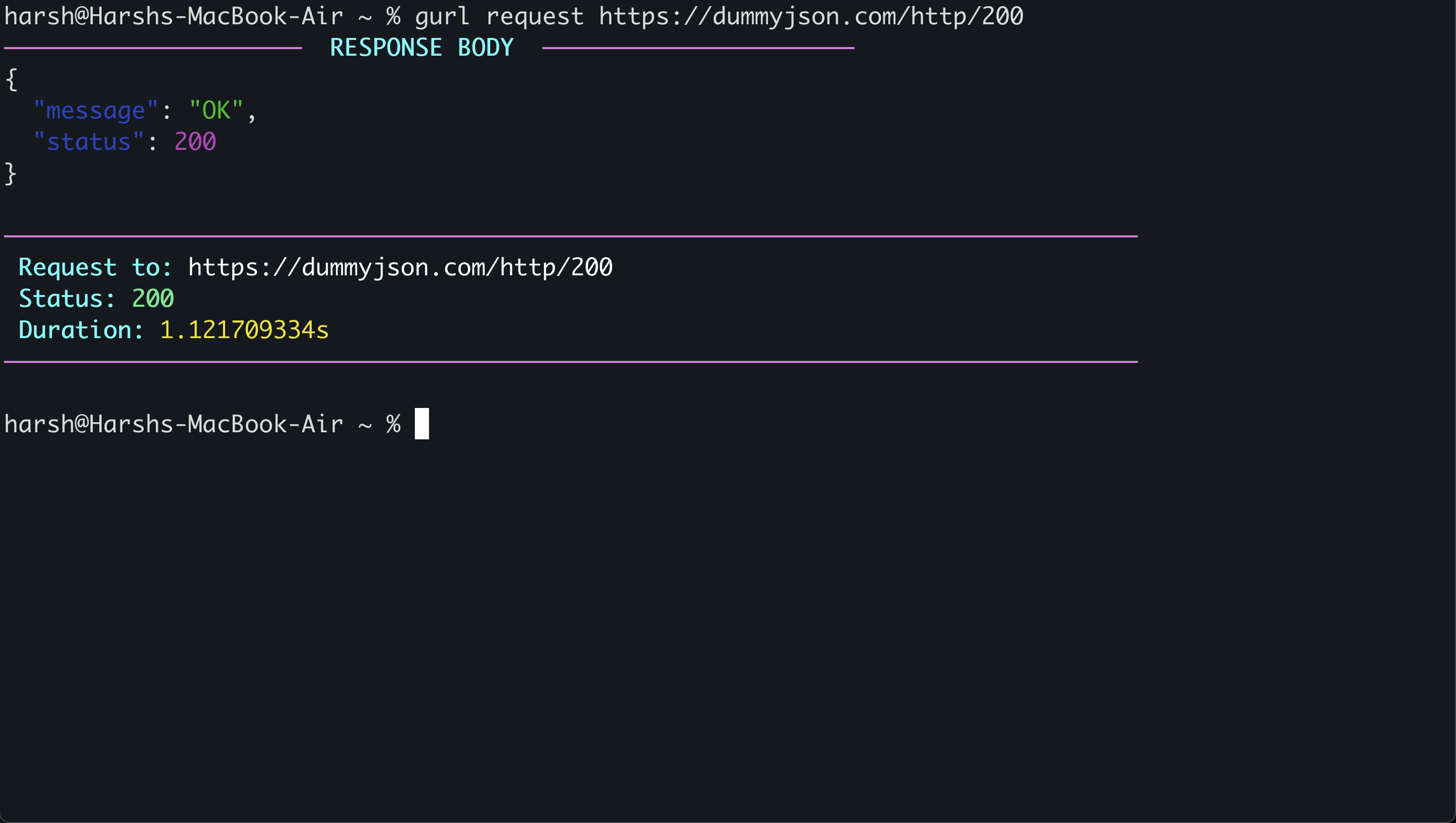 gURL - Go fast. Go simple. A curl alternative built in Go. media 3
