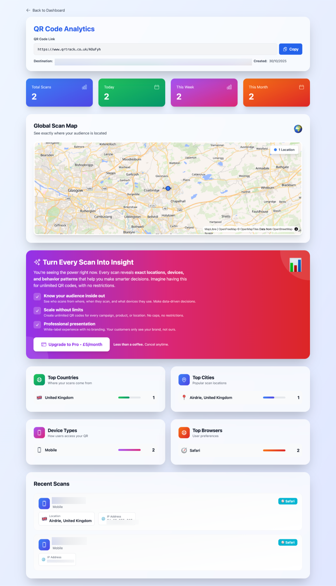 QRTrack gallery image