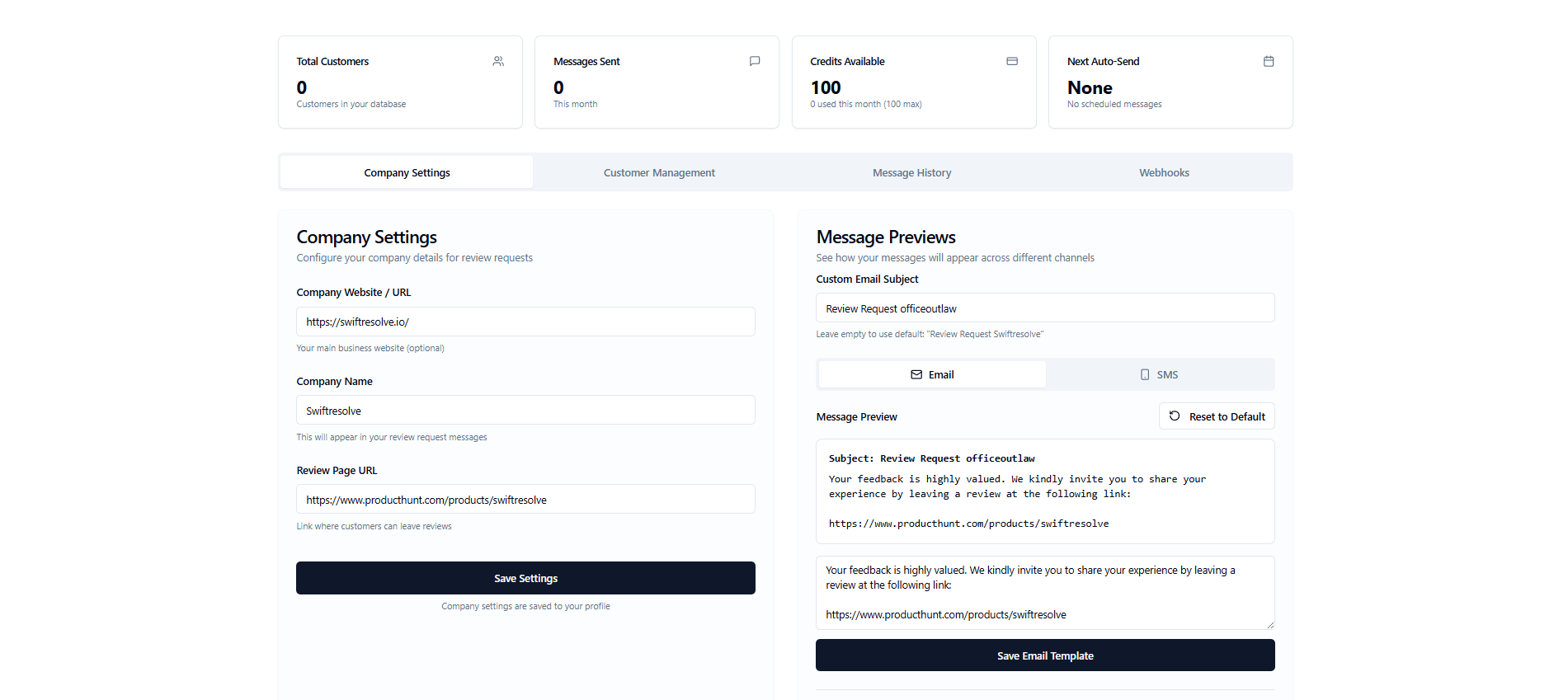 SwiftResolve - Automated Reviews gallery image