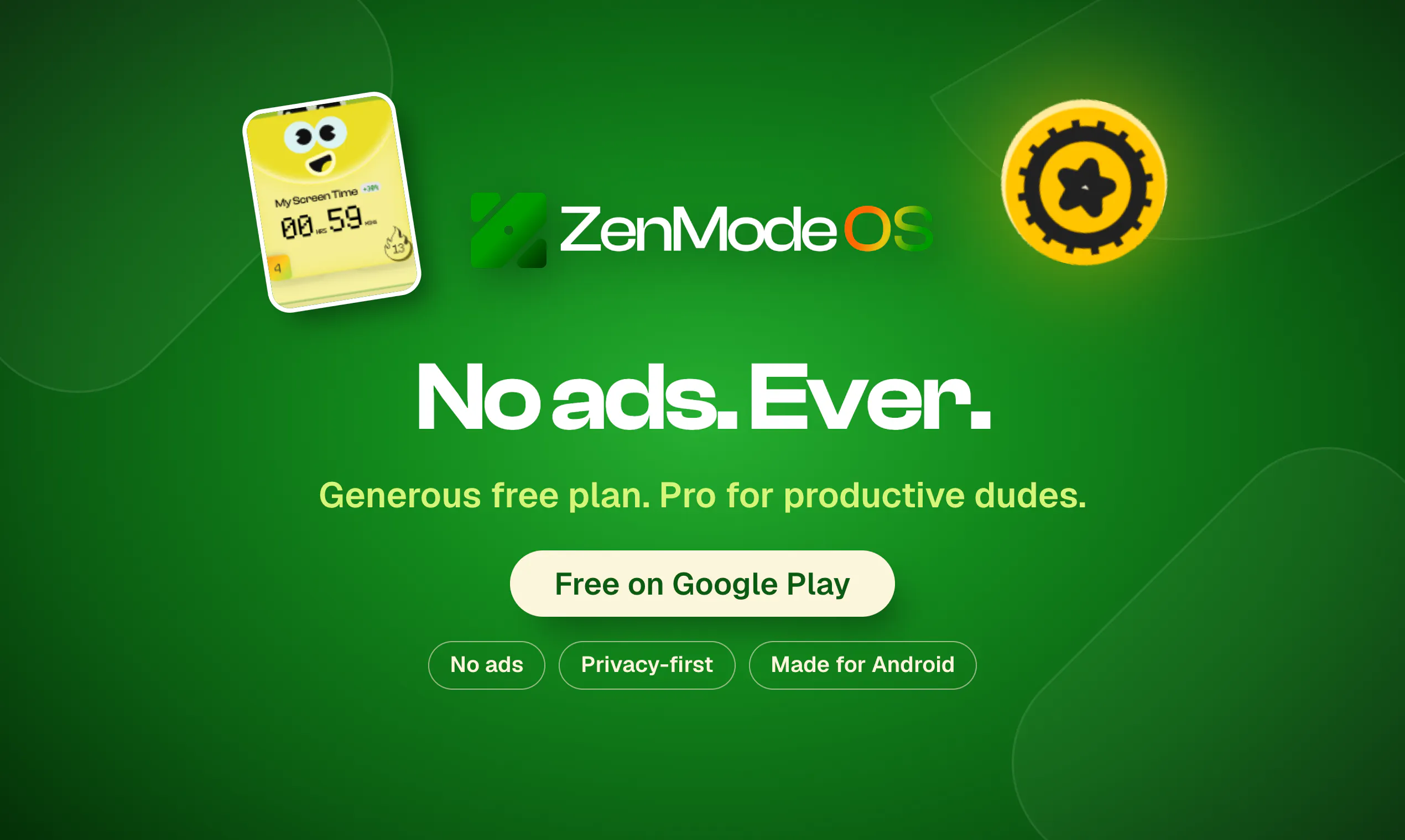 ZenMode OS · Android Launcher gallery image