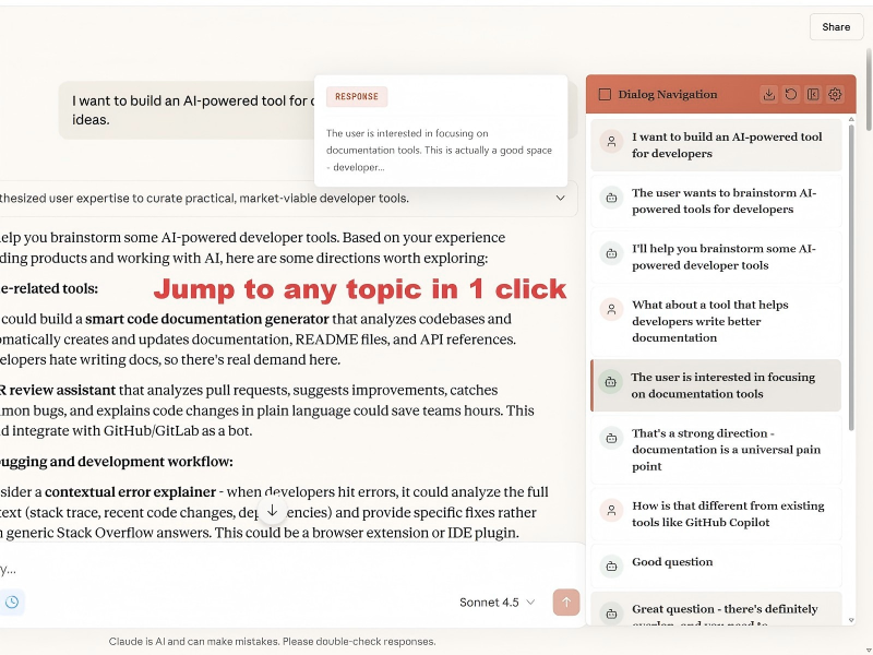 Claude Outline Navigator & Export gallery image