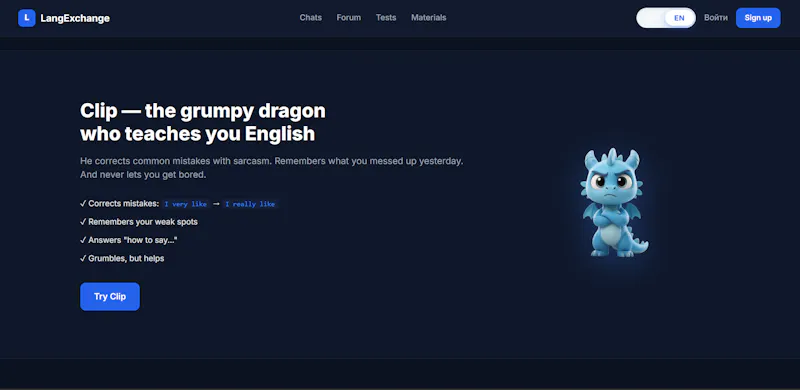 LangX screenshot 2
