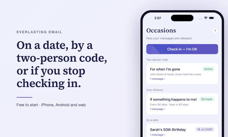 Everlasting Email screenshot 3