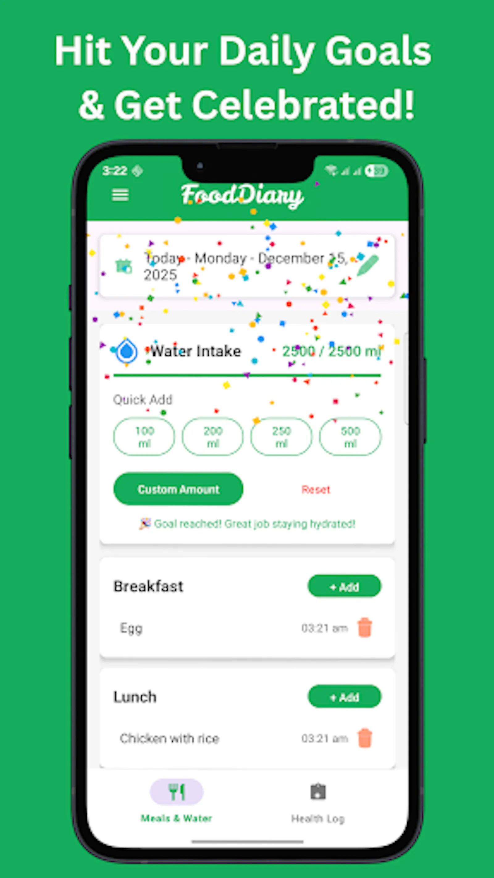 Food Diary - Health Tracker screenshot 7
