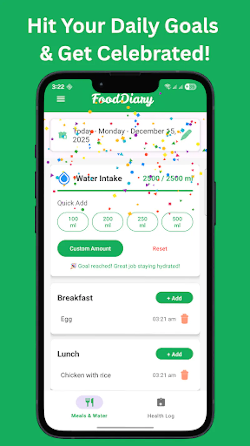 Food Diary - Health Tracker screenshot 7