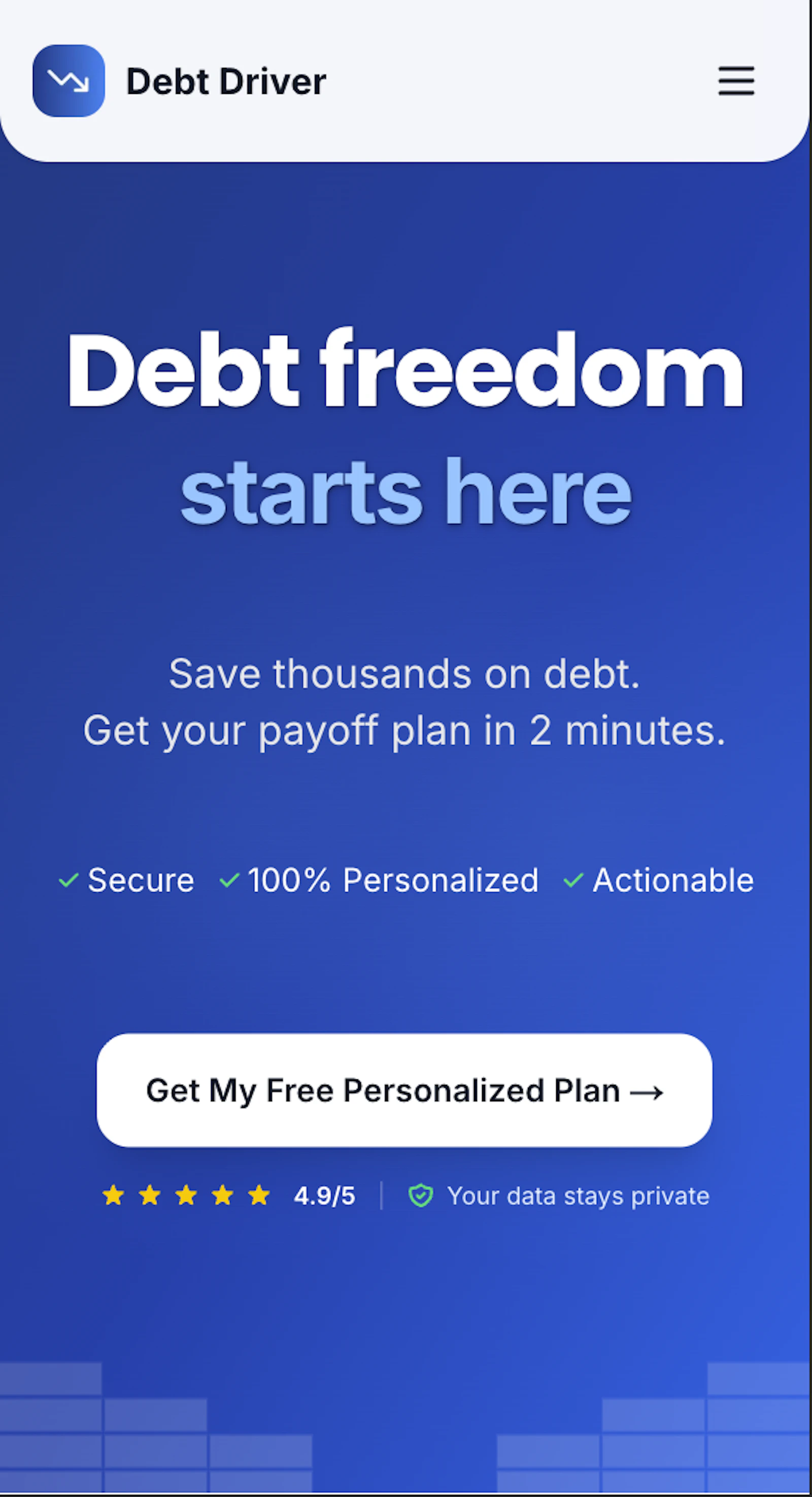 Debt Driver screenshot 2