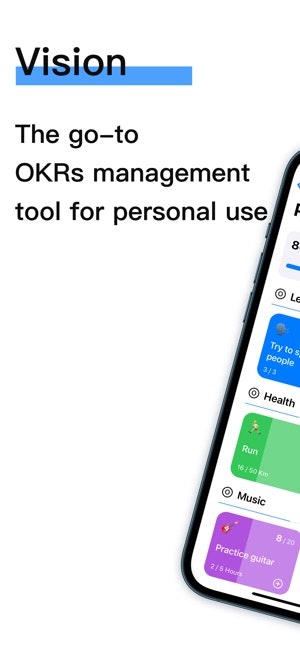 Vision - Personal OKR Tool gallery image